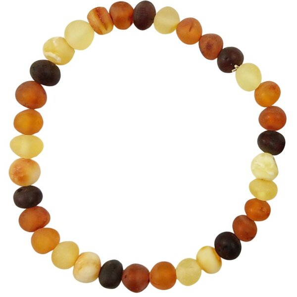 Armband "barock, matt", Bernstein