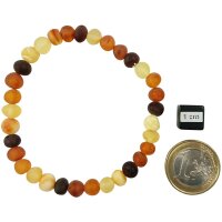 Armband "barock, matt", Bernstein