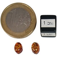 Stecker, Bernstein ca. 5 x 7, ES
