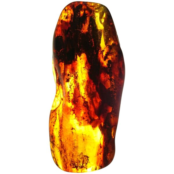 Schmeichelstein, Bernstein, handverlesene Top-Qualität inkl. Schweberahmen