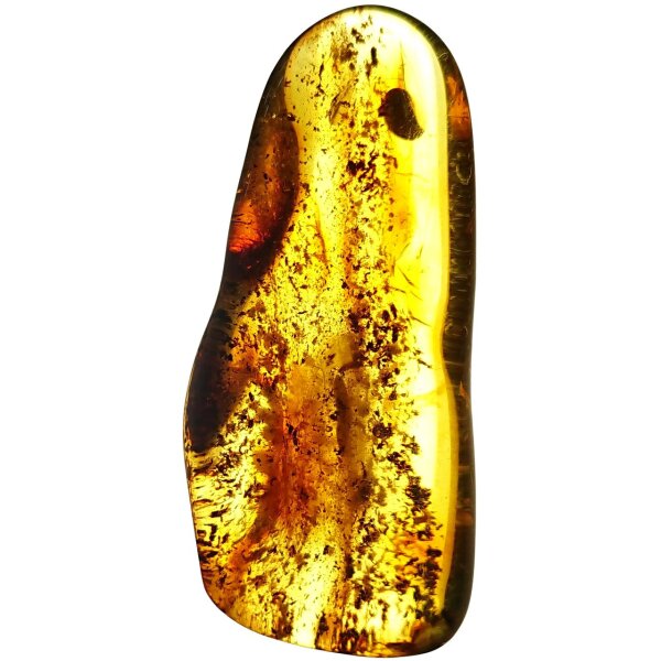 Schmeichelstein, Bernstein, handverlesene Top-Qualität inkl. Schweberahmen