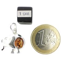 Anhänger "Elefant", Bernstein, ES