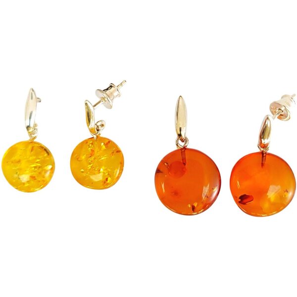 Gehänge "Scheibe", Bernstein, ES