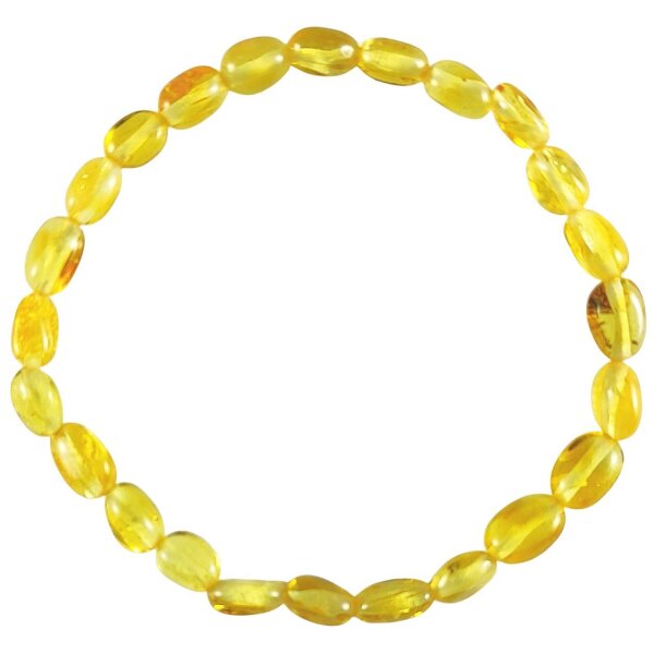 Armband "Böhnchen", Bernstein