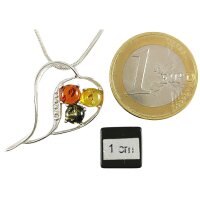 Anhänger "Herz", Bernstein, ES