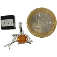 Anhänger "Delfin", Bernstein, ES