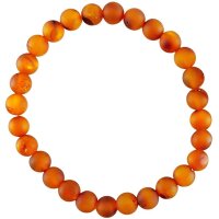 Armband, Bernstein, ca. d 5 mm, 13,5 cm