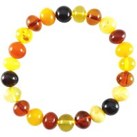 Armband "barock", Bernstein