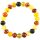 Armband "barock", Bernstein