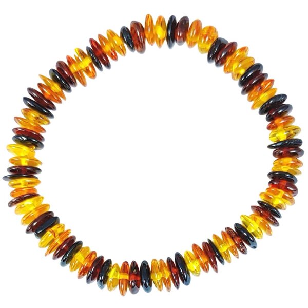 Armband,"Scheibchen/barock, bunt", Bernstein