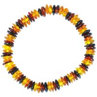 Armband,"Scheibchen/barock, bunt", Bernstein