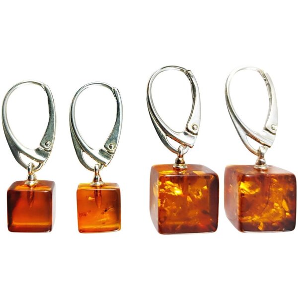 Gehänge "Würfel", Bernstein, ES