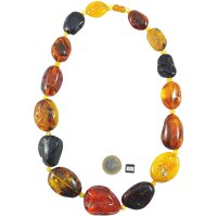 Kette, Bernstein, ca. 60 cm