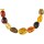 Kette, Bernstein, ca. 72 cm