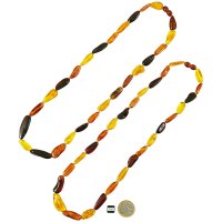 Kette, Bernstein, ca. 60 cm