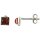 Stecker ca. 5 x 5 mm, Bernstein, ES