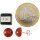 Stecker ca. d 8,5 mm, Bernstein, ES