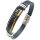 Armband, Bernstein "Mosaik" auf Leder