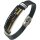 Armband, Bernstein "Mosaik" auf Leder