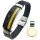 Armband, Bernstein "Mosaik" auf Leder